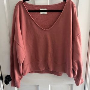 Abercrombie and Fitch slouchy super soft cropped sweatshirt